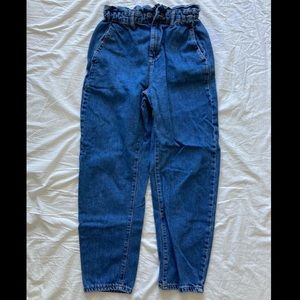 Zara Z1975 baggy paperbag jeans